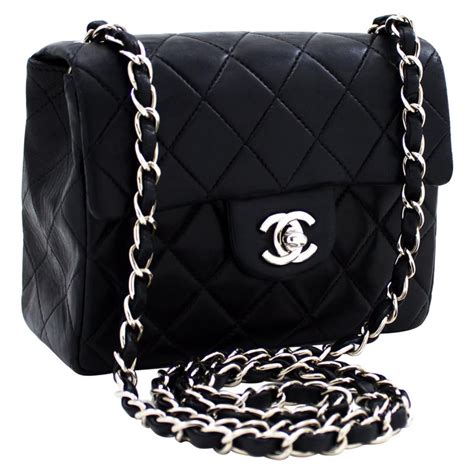 chanel handbag black chain|black chanel cross body bag.